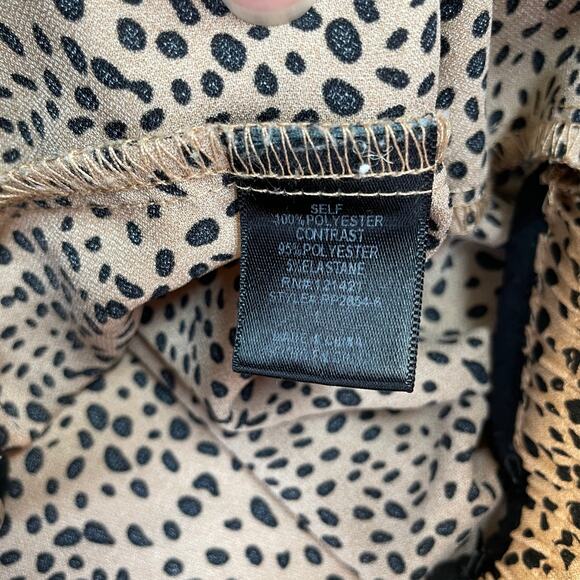 Ellison Leopard Print Joggers Size Large Lightweight - Picture 6 of 11